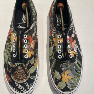 Vans Off The Wall Unisex Disney The Jungle Book Shoes size M10.5 W12. 
Pre owned